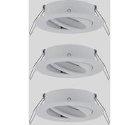 Paulmann Telaio di montaggio per faretti da incasso PLM 92486 - max 3x10W, 50°, orientabile