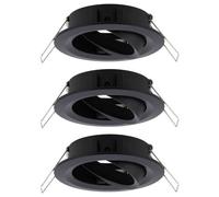 Paulmann 92487 EBL Choose Anello di montaggio Kit da 3 10 W Nero (opaco)