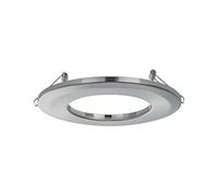 Paulmann Adattatore per faretto da incasso 92498 in ferro spazzolato per fori 75–120 mm