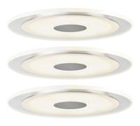 Paulmann 92543 Premium faretto incasso Set LED Whirl rot. 3x6W 18VA 150mm Allu t./Sat Alu/acr
