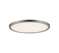 Paulmann 92946 Pannello LED Areo tondo incl. 1 lampada da soffitto da 12 Watt nichel opaco lampada da soffitto plastica lampada per soggiorno 3000 K