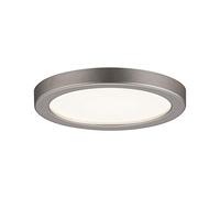 Paulmann 92948 Pannello LED Areo tondo incl. 1 lampada da soffitto da 5 Watt nichel opaco lampada da soffitto plastica lampada per soggiorno 3000 K