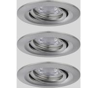 PLM 92973 - Lampada da incasso Mini Nova Plus Coin, 3x4,2 W, 2700 K, 15°, fe