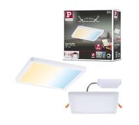 Paulmann 93047 - Pannello LED da incasso Areo VariFit IP44 Zigbee Tunable White 175 x 175 mm, rettangolare, incl. 1 x 13 Watt, dimmerabile, bianco, plastica, 3000 K