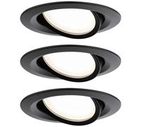 PLM 93082 - Lampada da incasso Nova Plus Coin, 3x6 W, 2700 K, dimmerabile, o