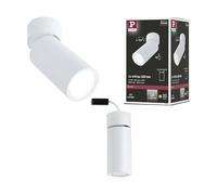 Plafoniera LED Paulmann Turnal Coin, bianca, in metallo, 2.700 K Paulmann