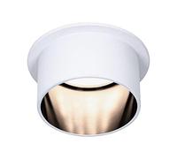 Paulmann 93376 Apparecchio LED da incasso Gil 3-step-dim rotondo incl. 1x6 W dimmerabile bianco opaco, nero opaco faretto da incasso alluminio 2700K