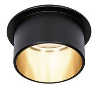 Paulmann 93378 Gil LED Faretto Incassato 6W Nero/Oro Dim 62mm Trapano