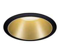 Paulmann 93395 Lampada LED da incasso GU10 Nero (opaco), Oro