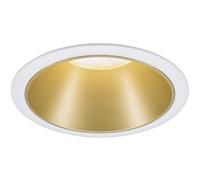Paulmann 93396 Cole Lampada LED da incasso GU10 Bianco opaco, Oro