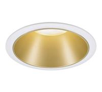 Paulmann 93396 Cole Lampada LED da incasso GU10 Bianco opaco, Oro