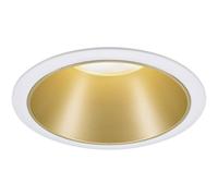 Paulmann 93396 Lampada LED da incasso GU10 Bianco opaco, Oro