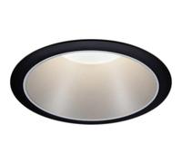 Paulmann Faretto da incasso Cole PLM 93397 – LED GU10 dimmerabile, nero opaco/argento