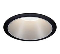 Paulmann 93397 Lampada LED da incasso GU10 Nero (opaco), Argento