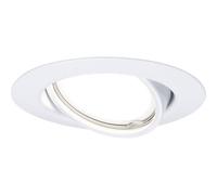 Paulmann 93411 - Faretto da incasso a LED, rotondo, orientabile, con 1 faretto da incasso da 5 W, colore bianco, 3000 K, GU10