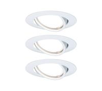 Paulmann Base spot da incasso GU10 set 3x, bianco Paulmann