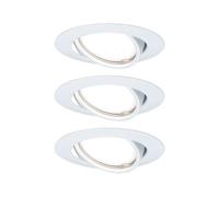 Paulmann 93422 Base Lampada da incasso Kit da 3 LED (monocolore) GU10 15 W Bia