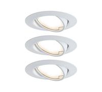 Paulmann 93423 Base Lampada da incasso Kit da 3 LED (monocolore) LED 15 W Bian
