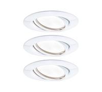 Paulmann 93427 Lampada da incasso LED Base tonda incl. 3x5W dimmerabile bianco spot metallo 3000 K
