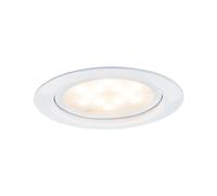 Paulmann 93555 - Lampada da incasso a LED Micro Line, rotonda, 1 x 4,5 Watt, luce bianca per armadio, in metallo, 2700 K