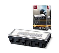 Paulmann Box Faretto da incasso a terra LED con solare, 20 x 10 cm
