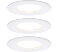 Paulmann 93870 Lampada a LED da incasso per bagno Kit da 3 18 W Bianco opaco