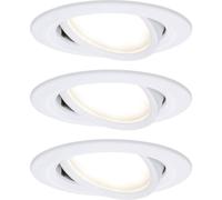 Paulmann 93875 Coin Slim Lampada LED da incasso Kit da 3 LED (monocolore) LED a