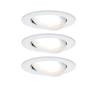 Paulmann 93875 Premium Set Coin Slim regulabile tondo or LED 3x6,8W 2700K 230V 51mm opc/alu