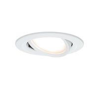Paulmann 93876 Lampada da Incasso Led Coin Slim Ip23 Circa 6.8 W Bianco Dimmerabile & Rotante