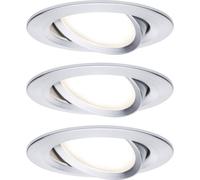Paulmann 93903 Coin Slim Lampada LED da incasso Kit da 3 LED (monocolore) LED a