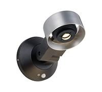Paulmann 94213 Lampada da Parete Per Esterni, 230 V, Ip44 , 8 W, 3000 K, Luce Bianca Calda, Faretto da Parete Argento Antracite Alluminio Acrilico 8 W
