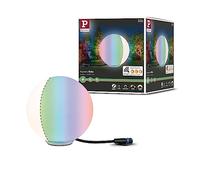 Paulmann 94269 Plug & Shine LED apparecchio per esterni ZigBee Globe RGBW incl. 1 oggetto luminoso dimmerabile da 2,8 Watt IP67 bianco illuminazione da giardino plastica bianco caldo 3000 K