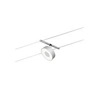 Paulmann 94476 - Faretto singolo a LED, 400 lm, 1 x 5 W, bianco caldo, cromato opaco, plastica, cromato, sistema di illuminazione in metallo 3000 K