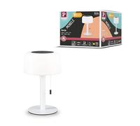 Paulmann 94606 Solar LED Lampada a batteria Bartja IP44 2700K Bianco USB-C Batteria Portatile Apparecchio da tavolo