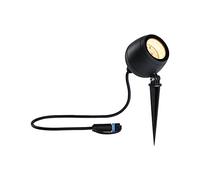 Paulmann 94768 Plug & Shine Faretto LED da giardino Kikolo Smart Home Zigbee IP65 6,2W 400lm dimmerabile 261mm antracite plastica/alluminio 2200-3000K Tunable Warm