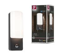 Paulmann 94851 Lampada per pareti esterne LED Bonnie rilevatore di movimento IP44 93x77 mm 3000K 8,5W 560lm 230V antracite alluminio