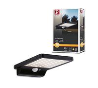 Paulmann Lampada da parete solare LED Solveig PLM 95393 con sensore di movimento, 300 lm IP44