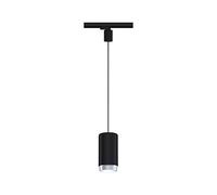 Paulmann 95405 Sistema a binario ProRail3 apparecchio a sospensione Corus max. 50 W nero binari metallo, plastica sistema di illuminazione E27