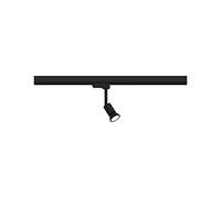 Paulmann 95529 Sistema ProRail3 Purell GU10 Max. Binario da soffitto in Metallo e plastica, 10 W, 230 V, Colore: Nero