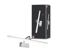 Paulmann 95573 Luce LED Renan 600 mm incl. 1x11 W Bianco Caldo Alluminio Spazzolato Illuminazione Quadri Metallo, Acrilico Applique 3000 K 11 W