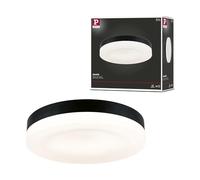Paulmann 96778 Plafoniera LED 3-step-dim Amalie 2700K 1000lm 230V 16W dimmbar nero opaco lampada da parete e soffitto