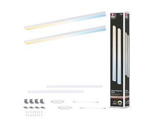Paulmann 98615 Lampada sottopensile LED Inline 2x4W 350x26mm 2x350lm 24V bianco opaco Tunable White