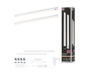 Paulmann 98624 Lampada sottopensile LED Inline set da 2 2x4W 350x26mm 2x350lm 24V bianco opaco 3000K dimmerabile