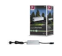 Paulmann 98849 Outdoor Plug & Shine Ip44 230/24 V Dc Bianco Plastica 988.49 Trasformatore Esterno Luci Power Supply, Plastica, 75 W, 18.6 x 6.4 x 4 cm