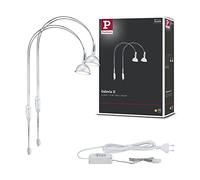 Paulmann 99908 Galeria Lampada a Led Per Specchio, Per Bagno, Cromato, 2 Lampadine da 4 W Gu5.3, In Metallo