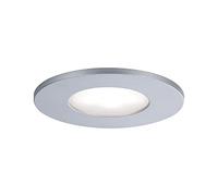 Paulmann 99937 Lampada da incasso LED Calla tonda incl. 1 faretto da incasso da 5W IP65 cromo opaco luce per armadi plastica 4000 K