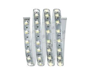 Paulmann 99972 Lampada per mobili a LED Clever Connect Stripe 1 m 12 V, incl. 1 Illuminazione per armadio dimmerabile da 6,5 Watt, trasparente, in materiale plastico, 2700-6500 K