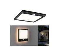 Paulmann applique da esterni LED Lamina, nera, sensore, IP44 Paulmann