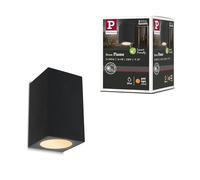 Paulmann 94710 LED per esterni lampada da parete Flame delicata per gli insetti IP44 angolare 58x103mm 2200K 4W 265lm 75° antracite metallo luce oro
