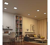 Paulmann Areo ZigBee CCT angolare nero 23x23cm Paulmann